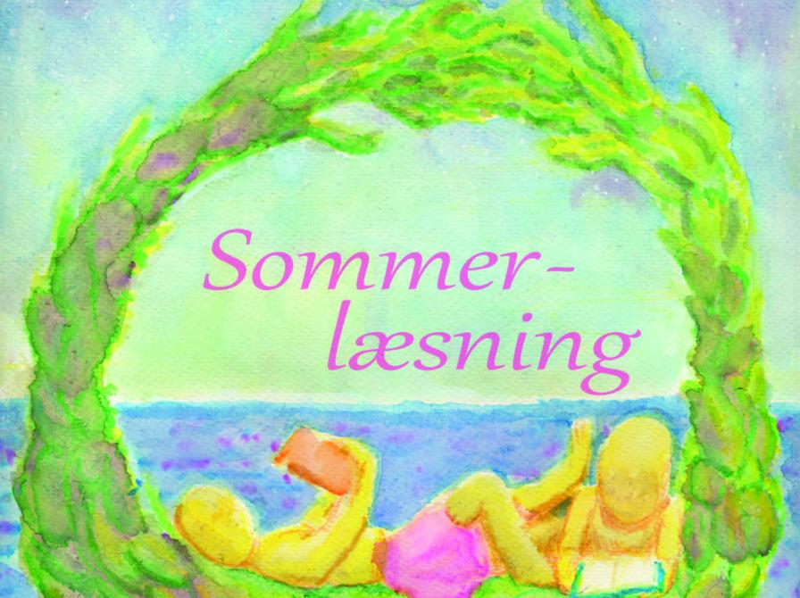 Billede af to mennesker der ligger og læser 